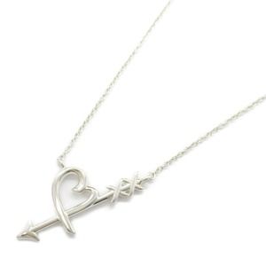 Tiffany Heart Arrow Necklace Silver